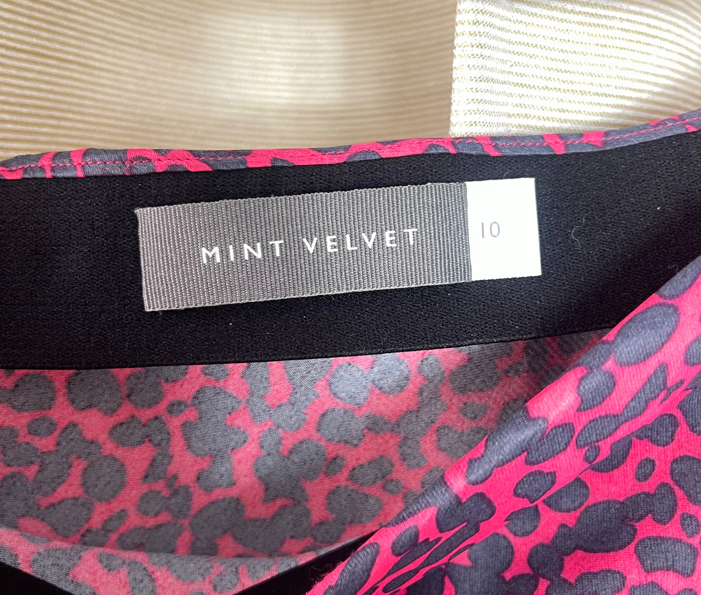 Mint Velvet Leopard Print Skirt